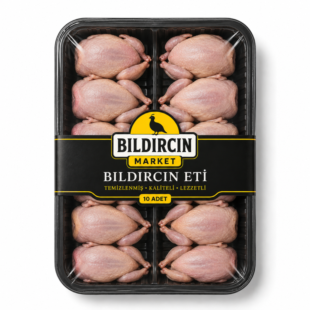 Bıldırcın Eti 10 Adet