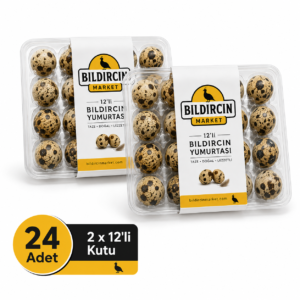 Bıldırcın Yumurtası 24 Adet