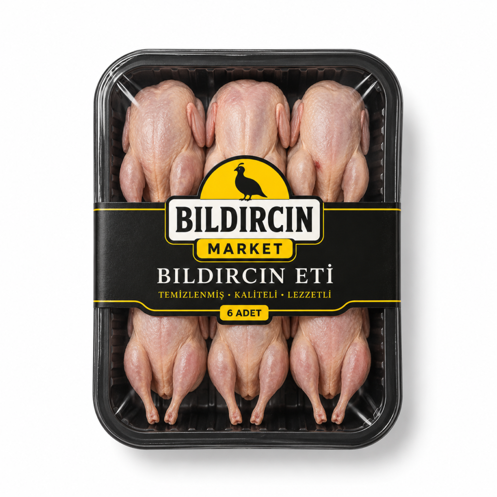 Bıldırcın Eti 6 Adet